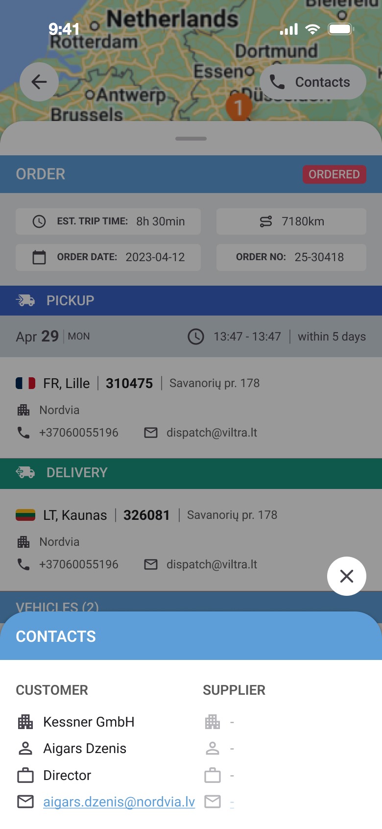 Dealer order