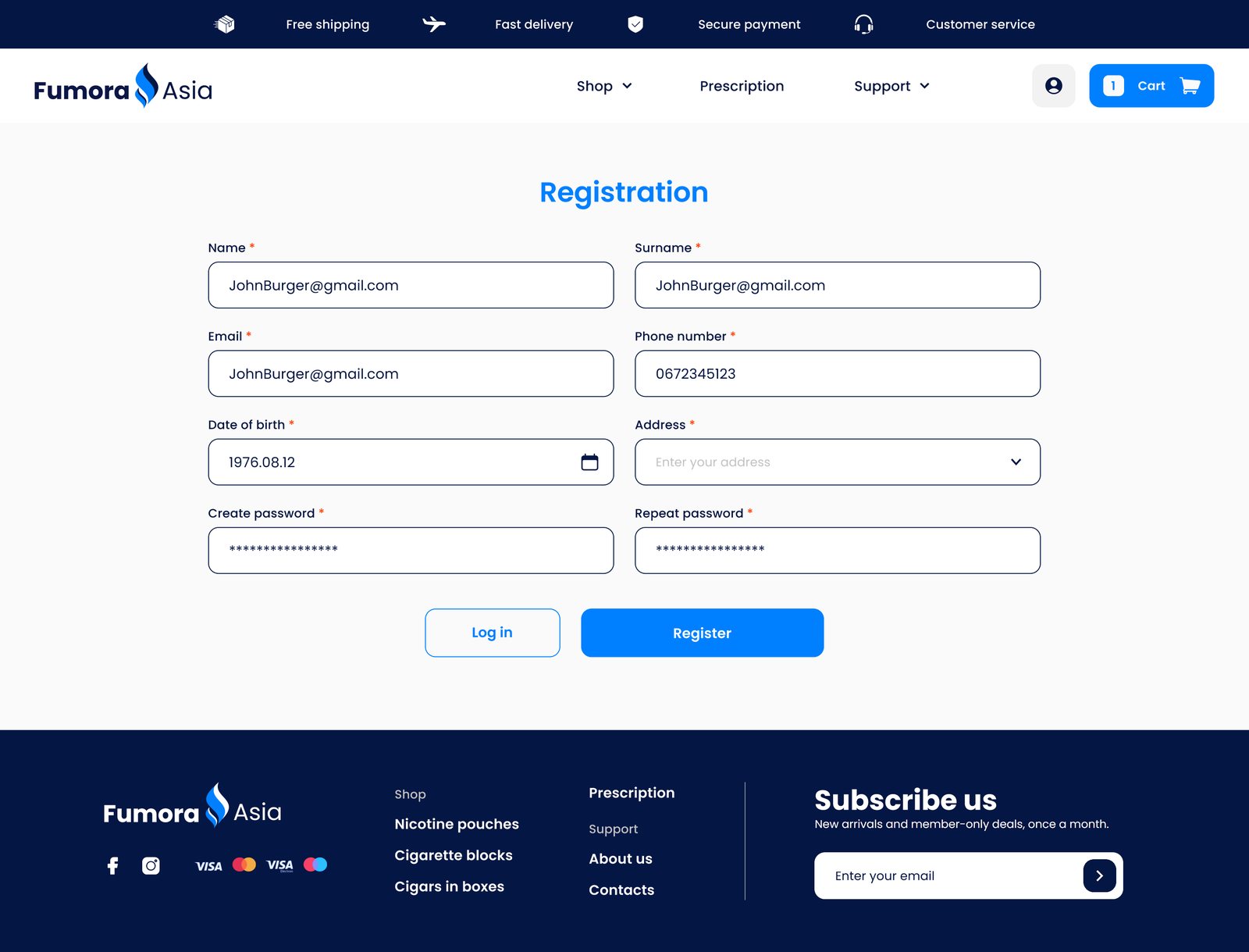Registration