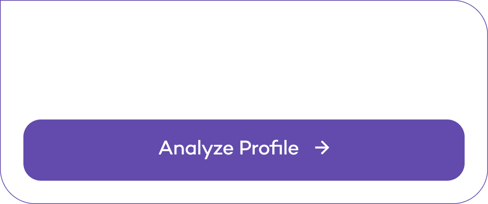 The coach offers a button to Profile Analysis