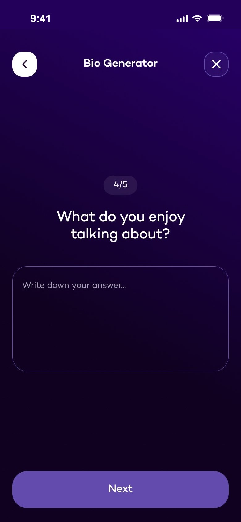 Bio Generator, question 4 of 5