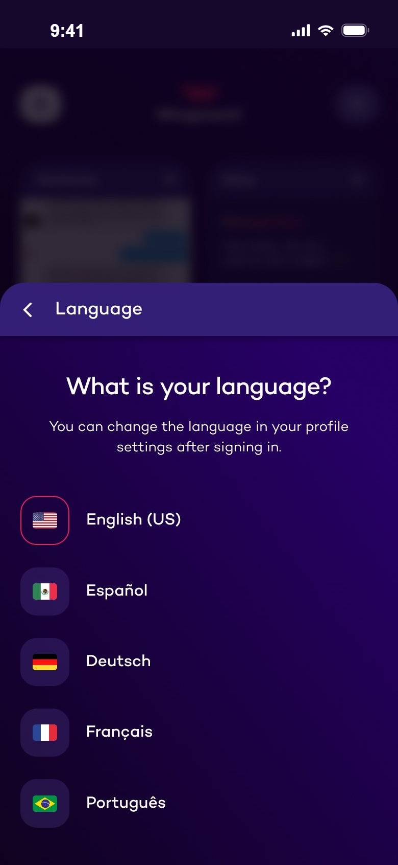 What is your language?