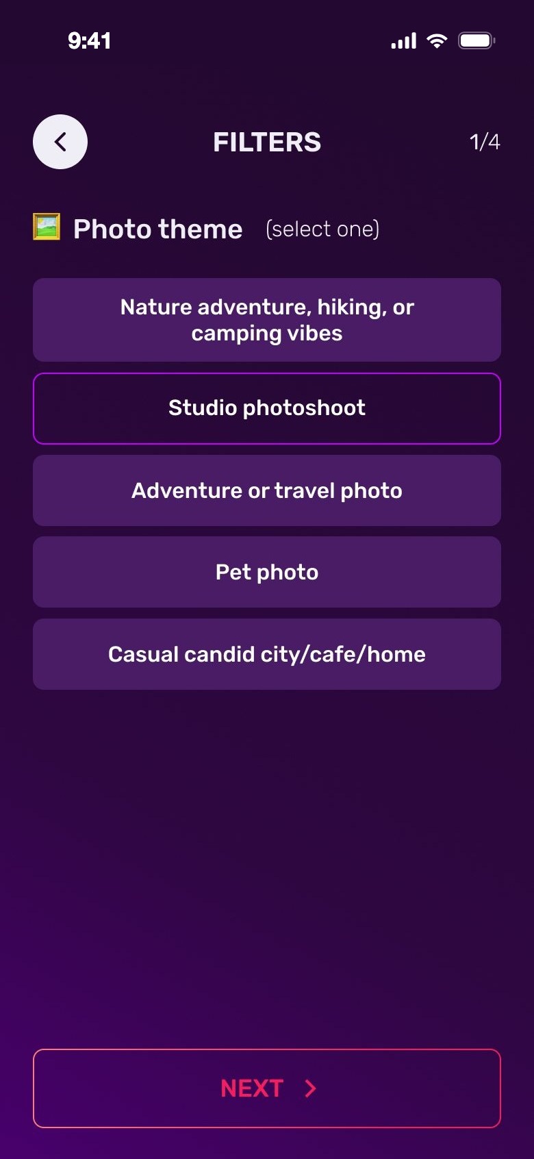 Old photo generator filters