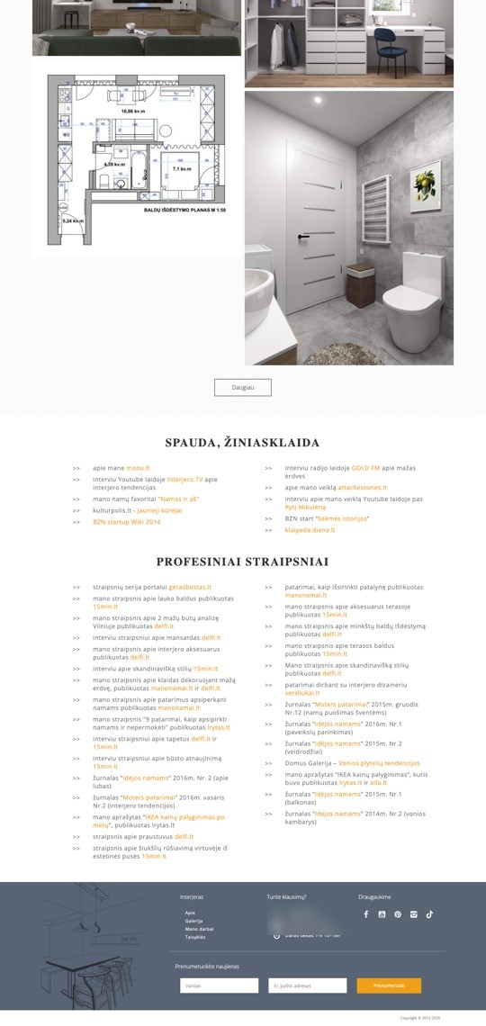 Old page, part 4: gallery, press, articles, footer