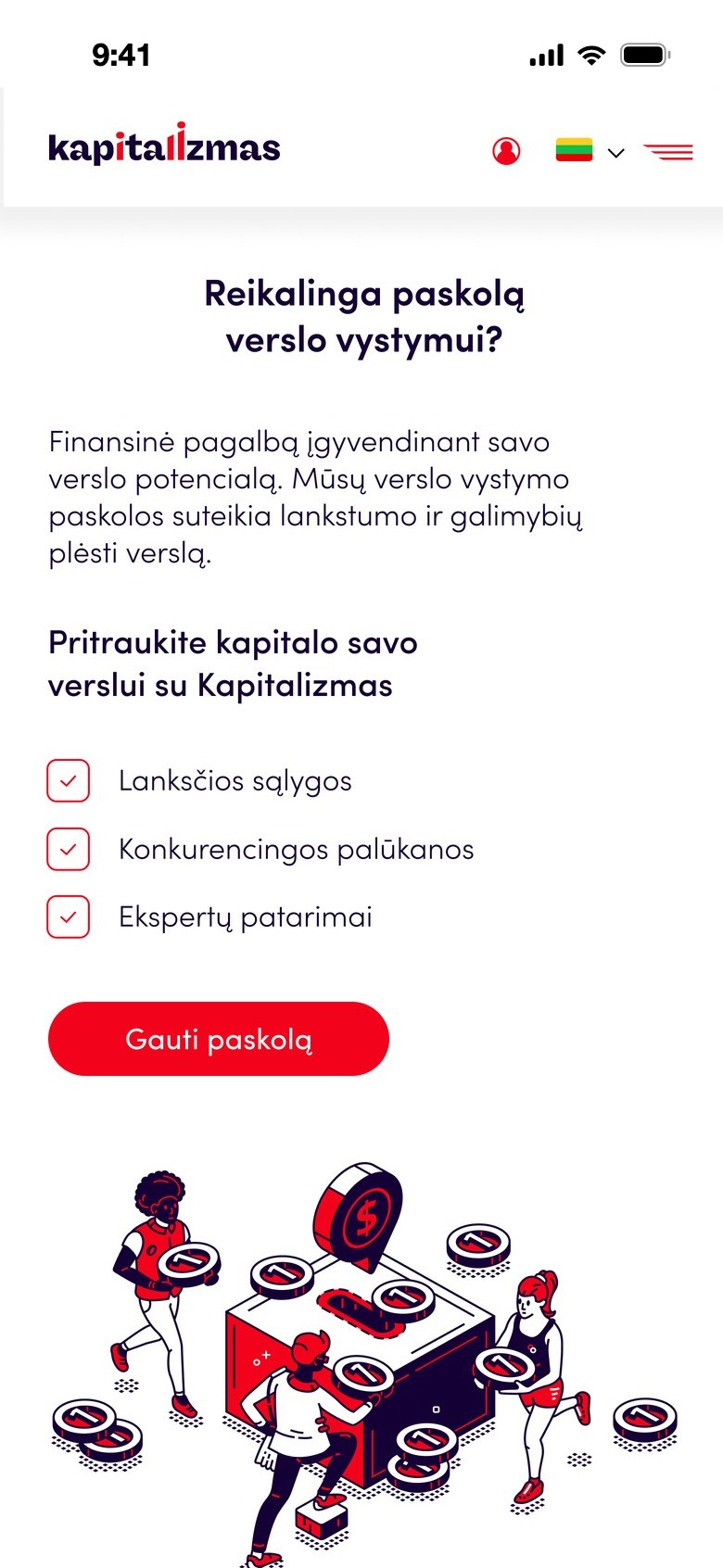 Get a loan on mobile