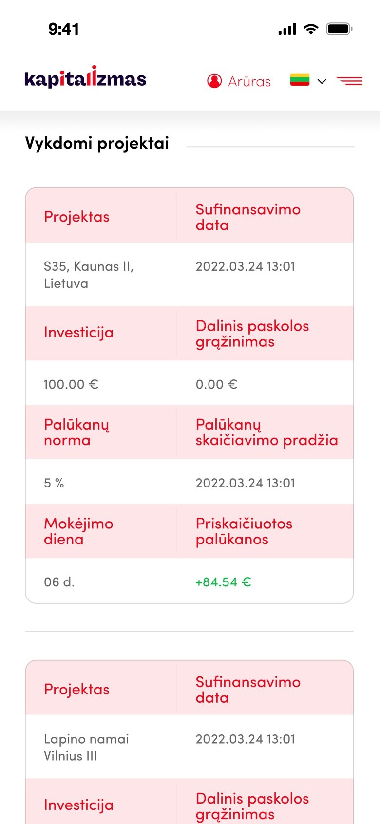 Ongoing projects on mobile
