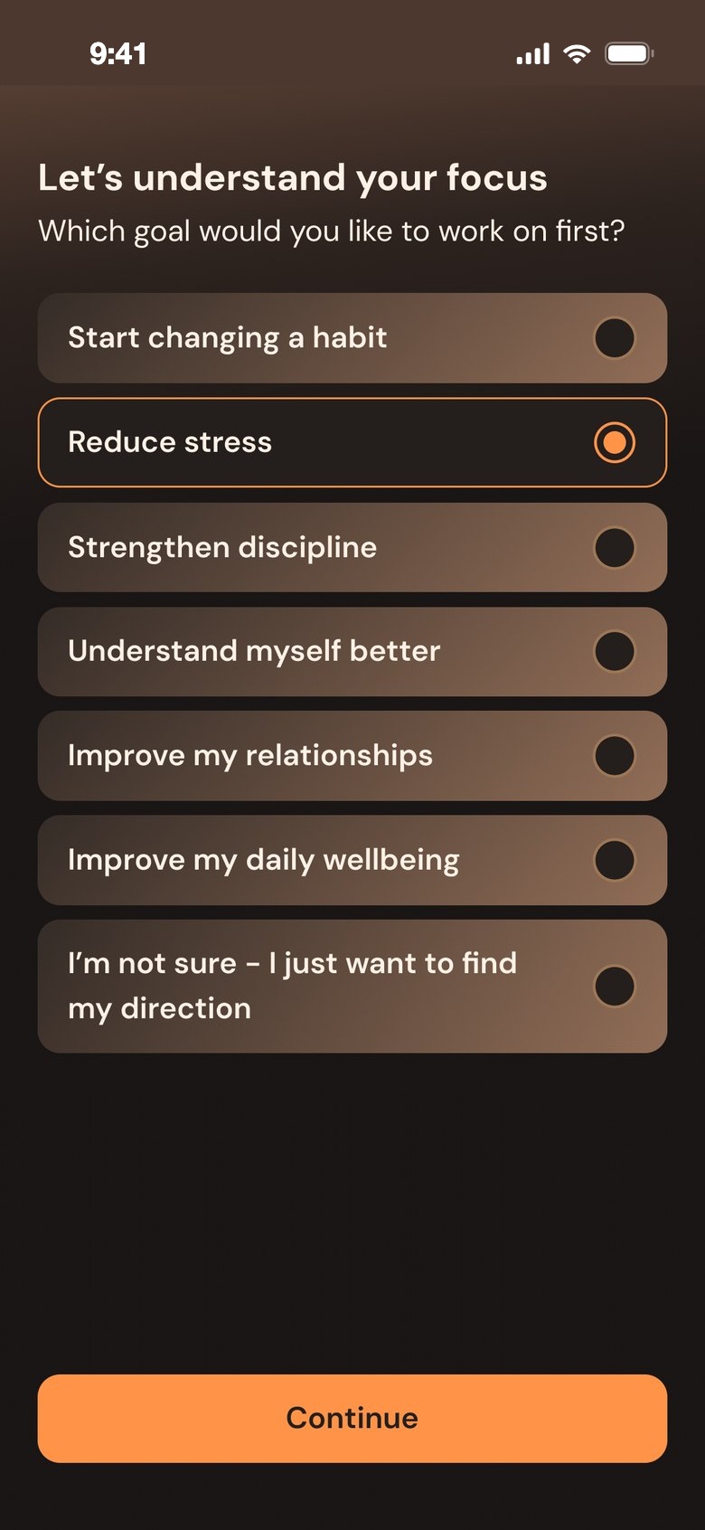 Let's understand your focus