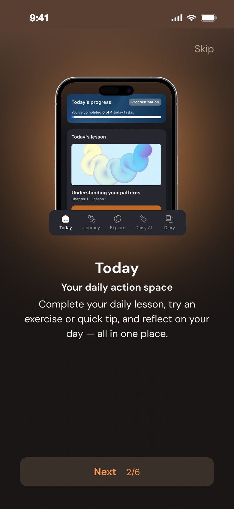 Guide: your daily action space