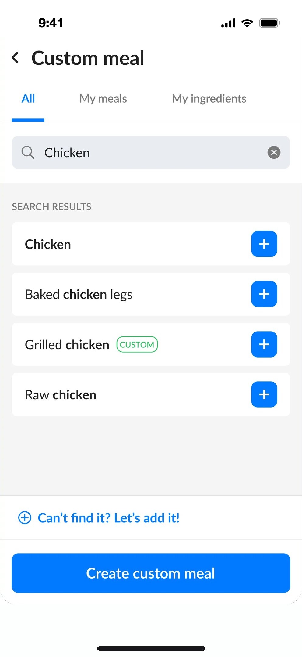 Search results
