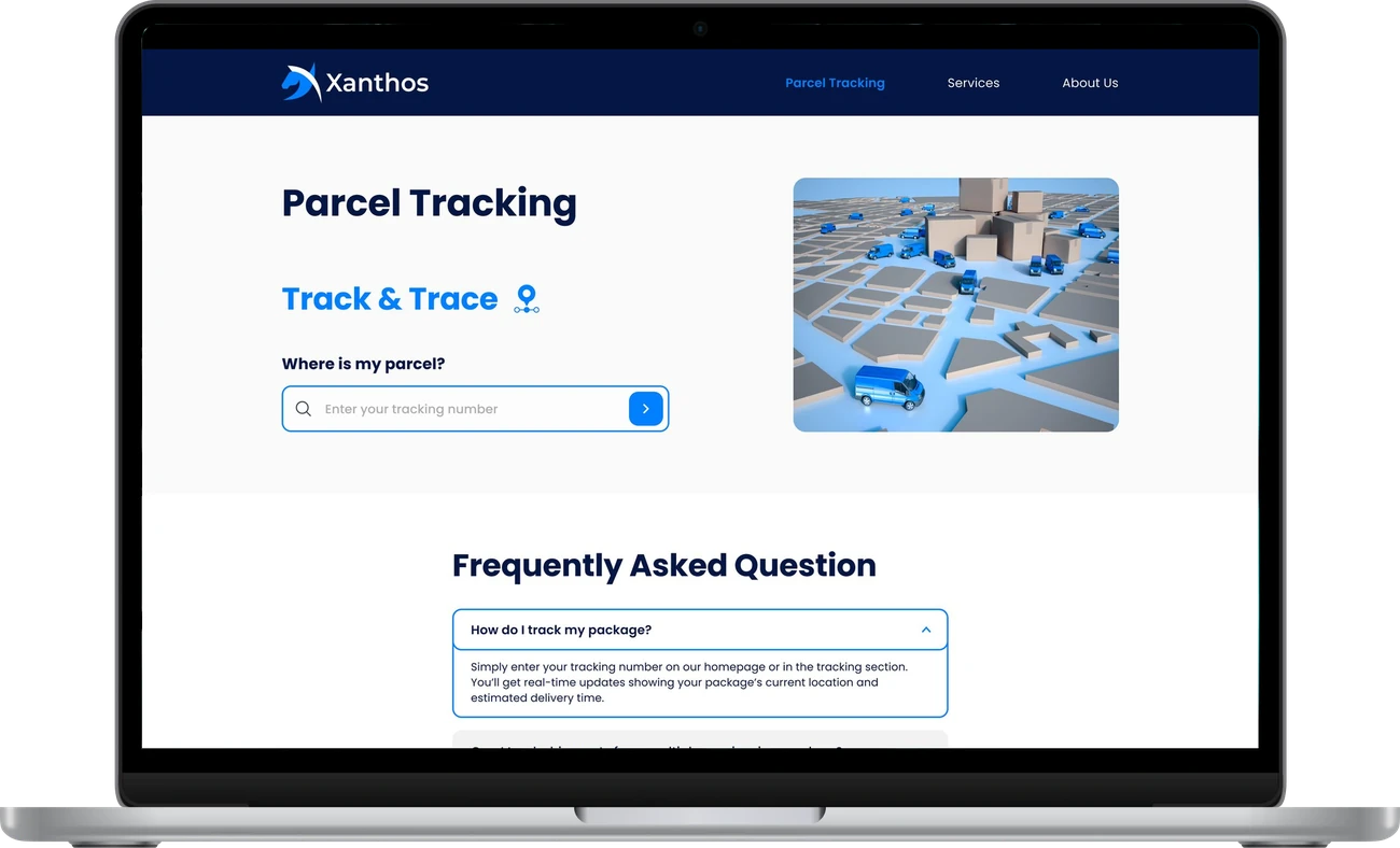 Xanthos parcel tracking