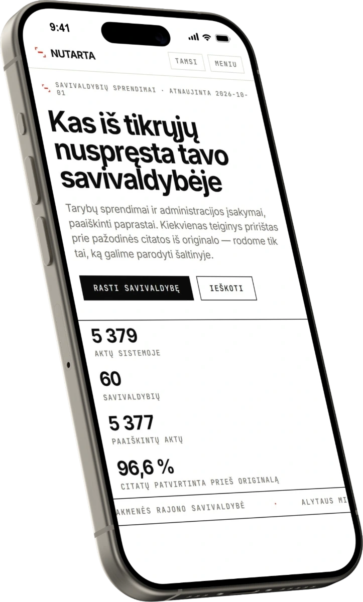 Nutarta on mobile