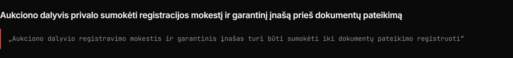Claim with quote in dark mode